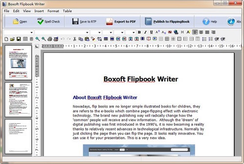 oxoft Flipbook Writer