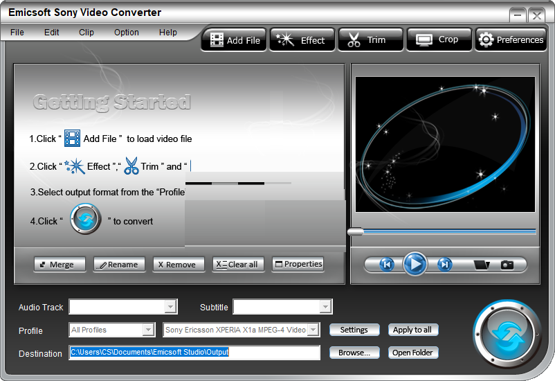 Emicsoft Sony Video Converter