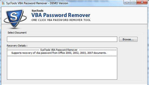 SysTools VBA Password Remover